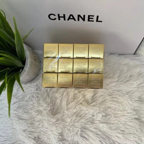 🎉HPx2🎉Chanel Sublimage La Creme Lumiere Lot - Picture 3 of 5